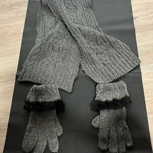Ralph Lauren scarf & gloves duo